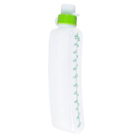 Portable Fitness Large Capacity Curved Water Bottle for Sports Running (Color: White, Type: Style B)