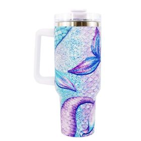 1pc 40oz Water Bottles,5D Little Turtle Series Tumbler,Large Capacity Stainless Steel Tumbler Insulation Cup With Lid And Straw For Women,Camping (Color: Type E)